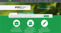 Desktop Screenshot of greenpagesdirectory.net