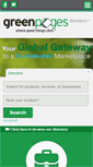 Mobile Screenshot of greenpagesdirectory.net